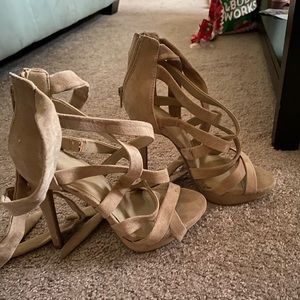 Wild Diva heels with black dress